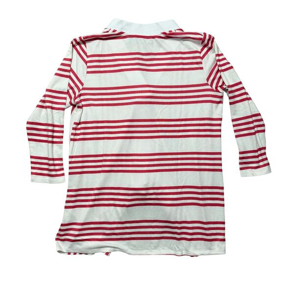 Susan Graver Weekend Striped Light Sweater Knit Cardiagn Size Small NWOT - Picture 4 of 6